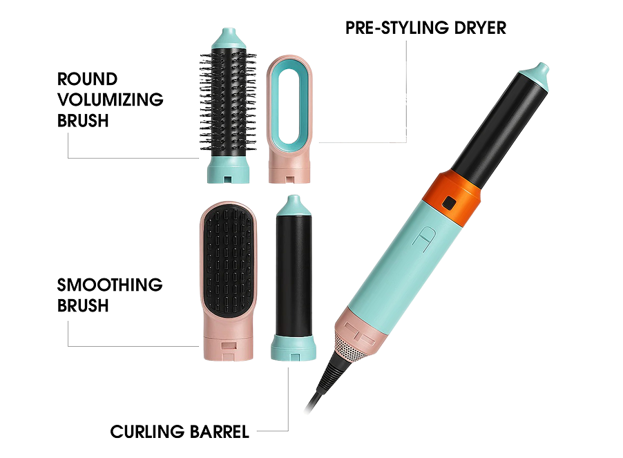 5 in 1 Hair Styling Details